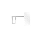 MD 219 /8mm - Garnitura siliconica (sticla 8 mm) (x=16mm) h2200mm