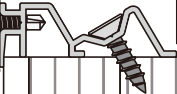 A326 OPK PS Profil bagheta fixare pentru usa POCKET