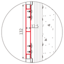A334 C OPK PS Profil extensie toc sistem telescopic , COPPER