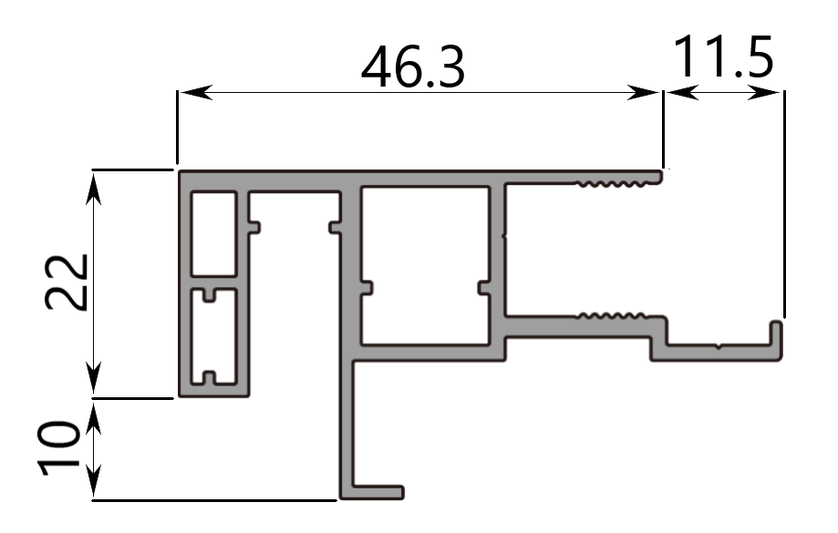 A339 OPK PS - Sina de glisare usa invisible