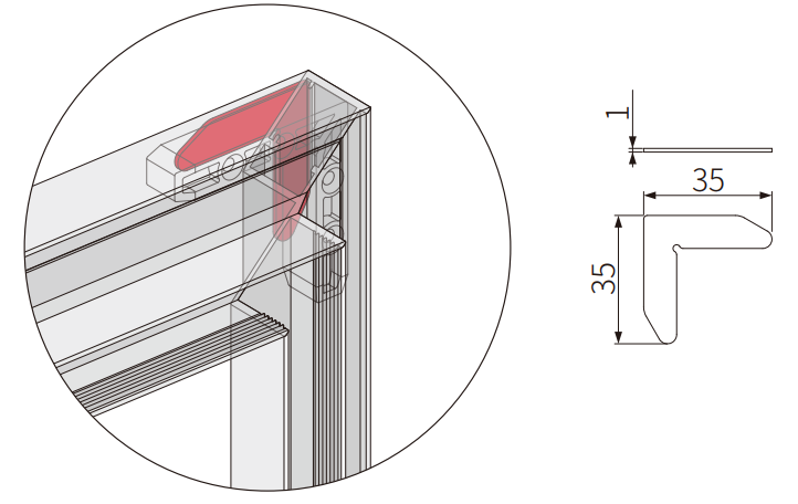 A506 OPK PS Conector Tip 2 extensie toc telescopic