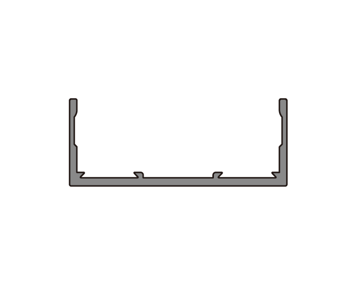 A203-40 OPK PS Profil capac lateral de capat tip D