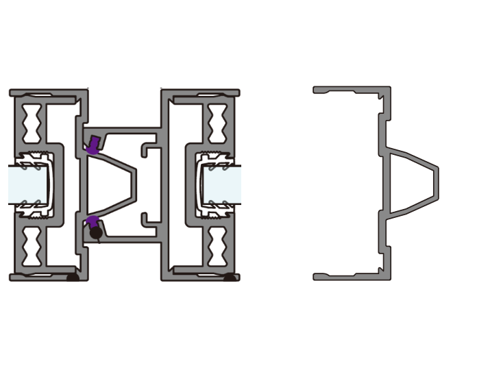 A207-40 OPK PS Profil capac lateral central tip A