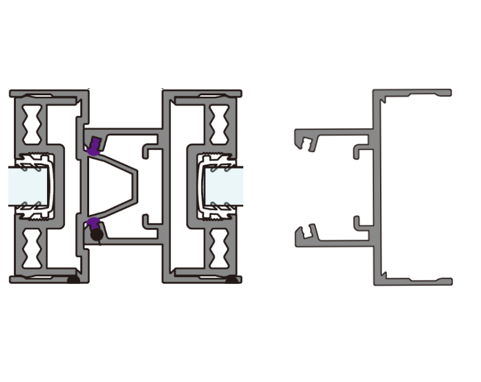 A208-40 OPK PS Profil capac lateral central tip B