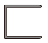 A327 OPK PS Profil tip U ajustare pentru usa POCKET