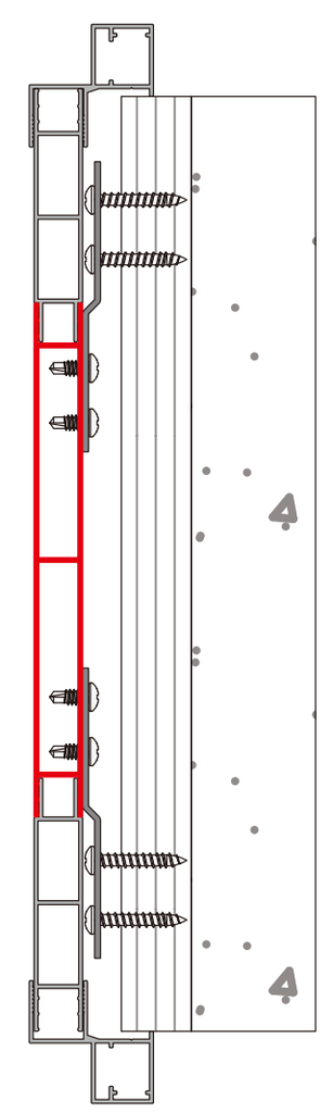 A334 C OPK PS Profil extensie toc sistem telescopic , COPPER