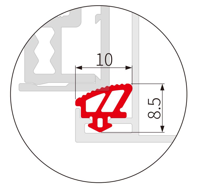 A416 OPK PS Garnitura toc usa batanta