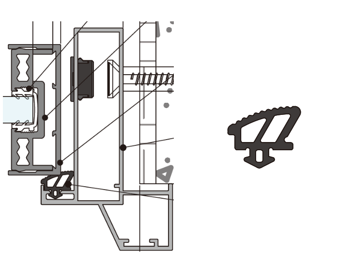 A416 OPK PS Garnitura toc usa batanta