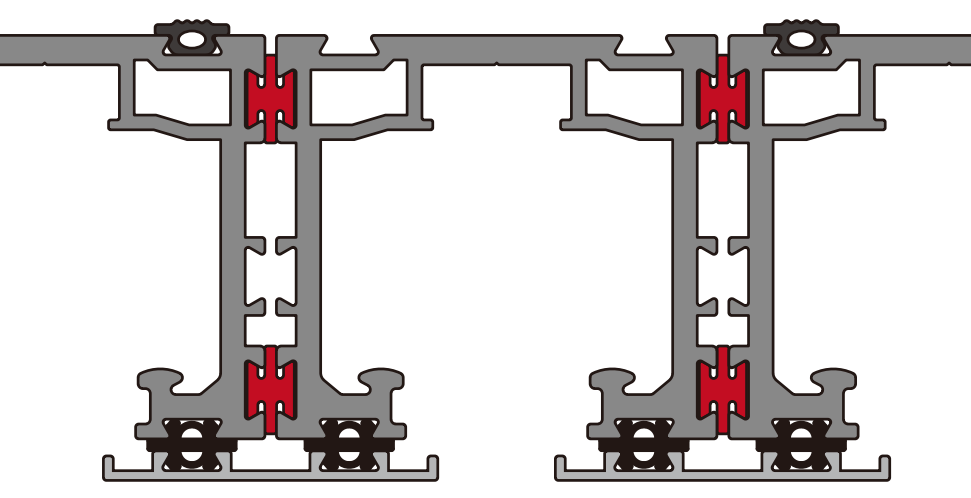 A501 OPK PS Clips din plastic pentru alinierea sinelor de culisare
