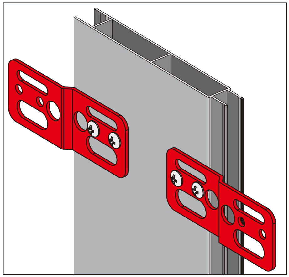 A504 OPK PS Brida fixare profil de extensie toc