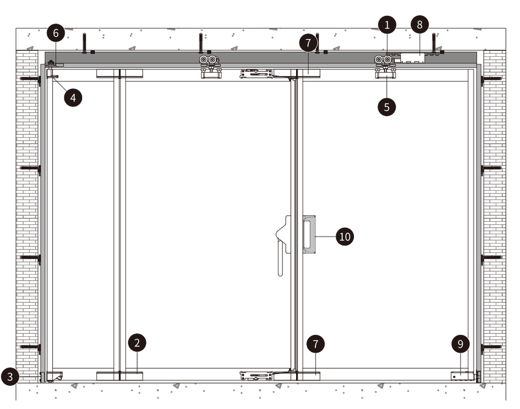 P0129-037 OPK PS FOLDING Maner BLACK