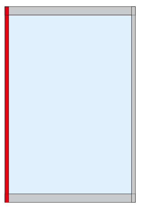 A203-40 OPK PS Profil capac lateral de capat tip D