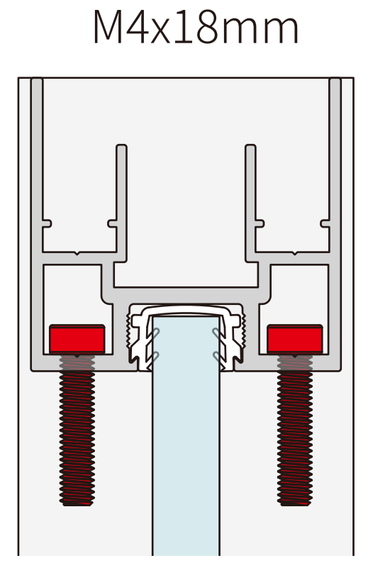 A503 OPK PS Surub hexagonal cap rotund, pentru cadru