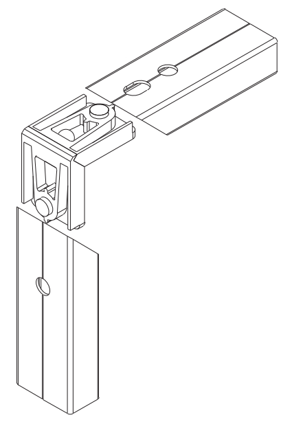 KP80 Coltar imbinare 90* profil perimetral dublu 23-106