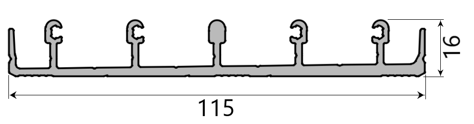Md 16x115 sina de glisare inferioara flat, , slider next
