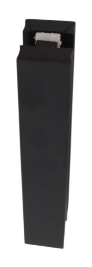 MD 171-150B Maner - rectangular 150mm Black