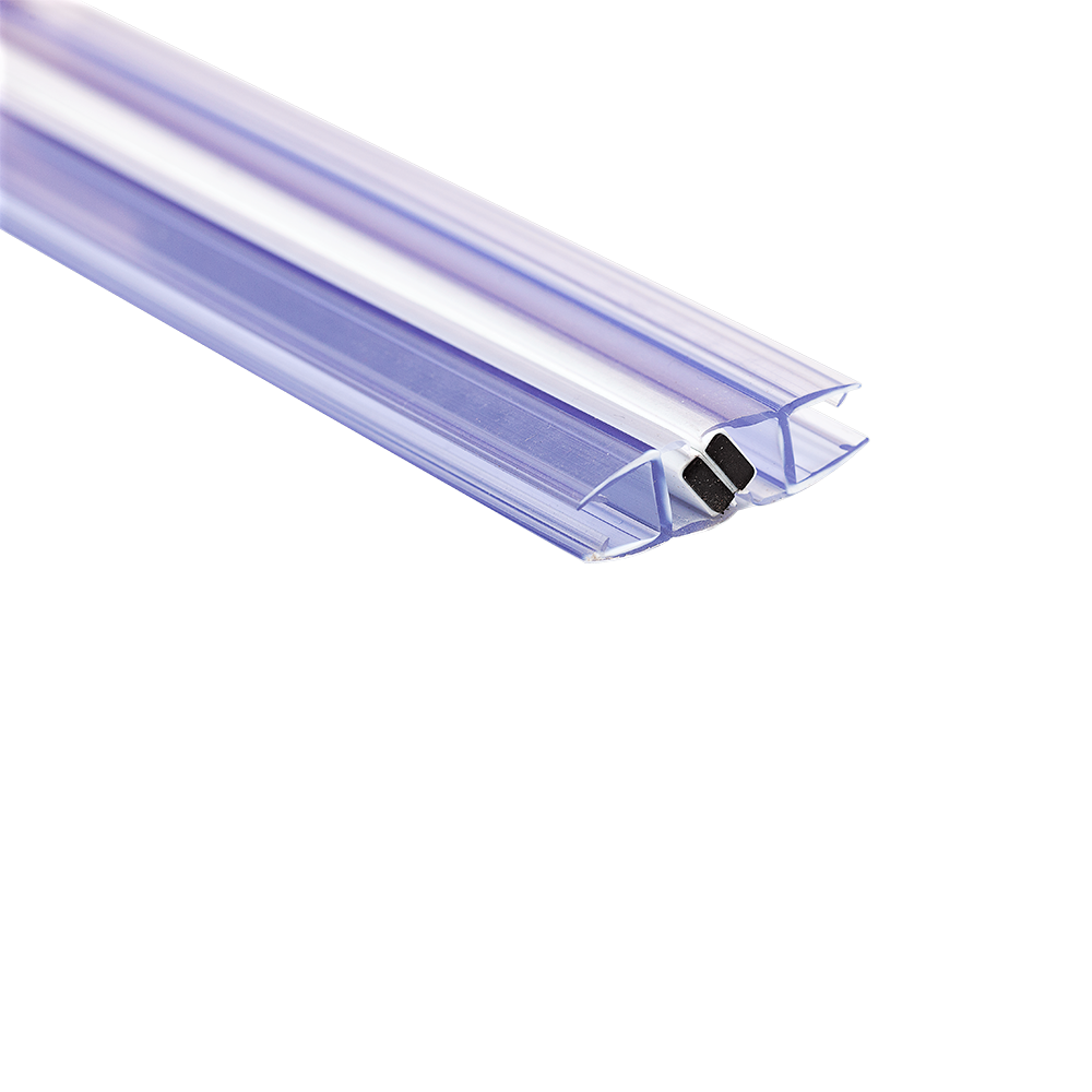 MD 208-10 - Garnitura siliconica135* cu magnet alb (H-2.5m / sticla10mm)