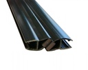 MD 210 /8mm B BLACK- Garnitura magnetica 90° (sticla8mm) h2500mm