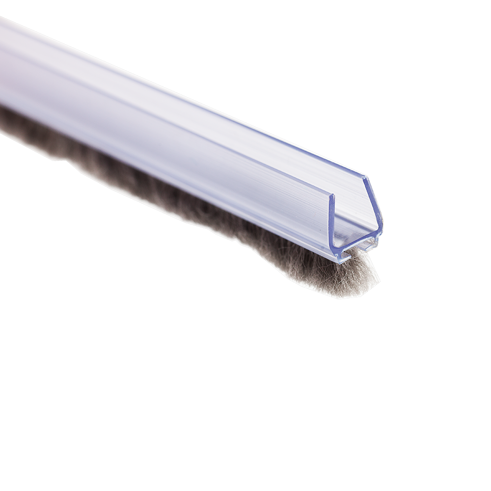 MD 21H /10mm - Garnitura siliconica cu perie (sticla10mm) h 3000