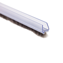 MD 21H /10mm - Garnitura siliconica cu perie (sticla10mm) h 3000