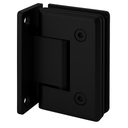 MD 301B - Hinge wall-glass, full plate 90° BLACK