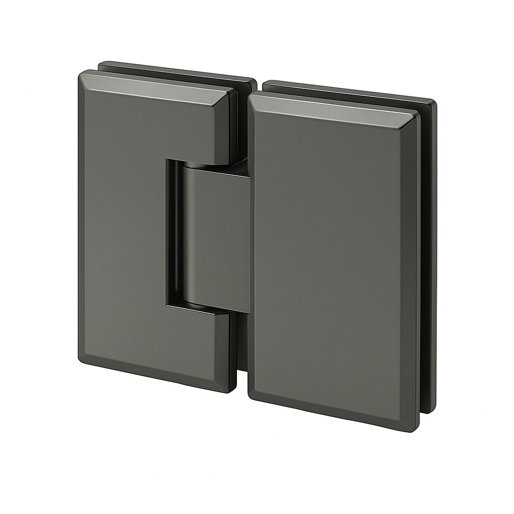 MD 303 GMG - Hinge glass-glass 180° GUNMETAL GRAY