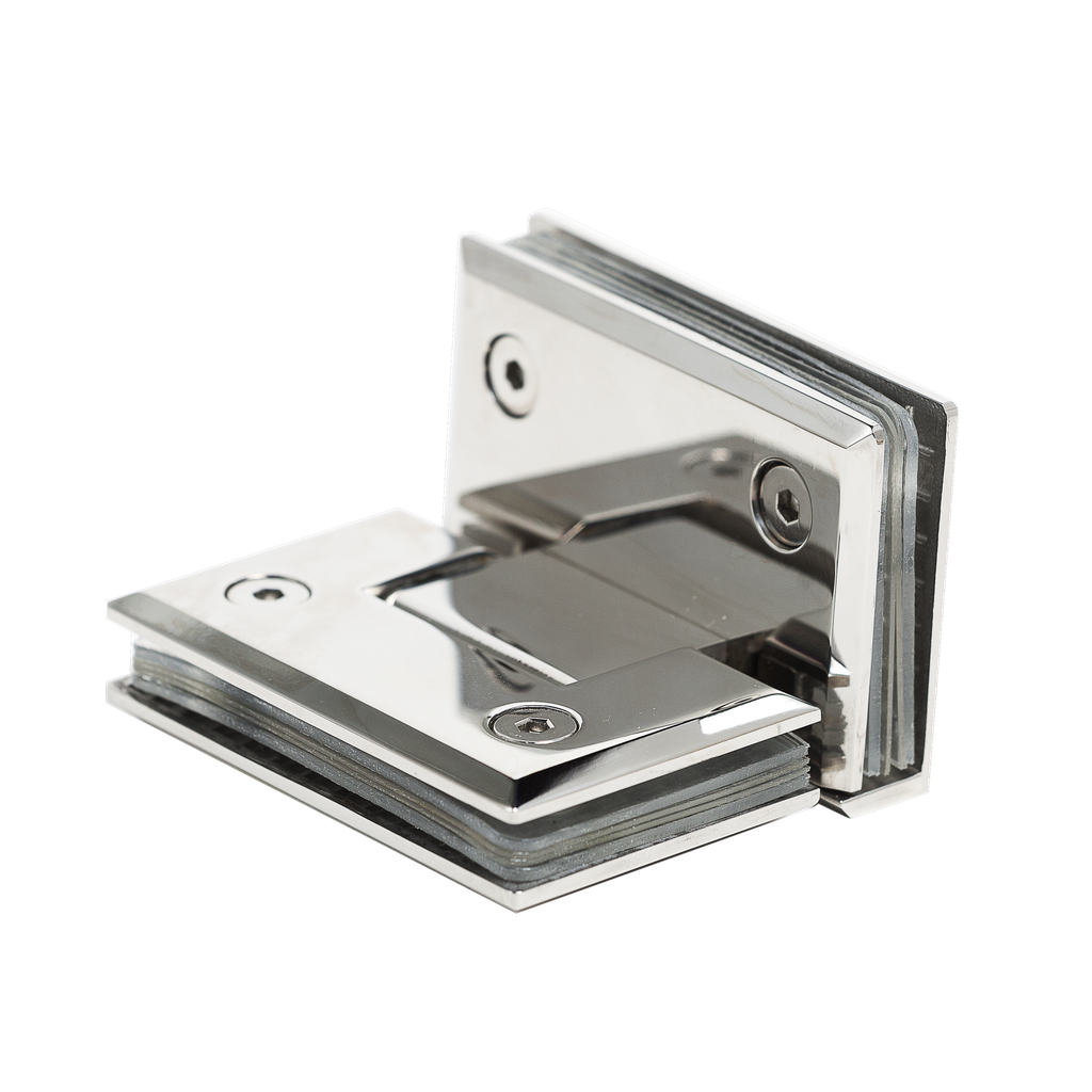 MD 304 PSS - Hinge glass-glass 90*