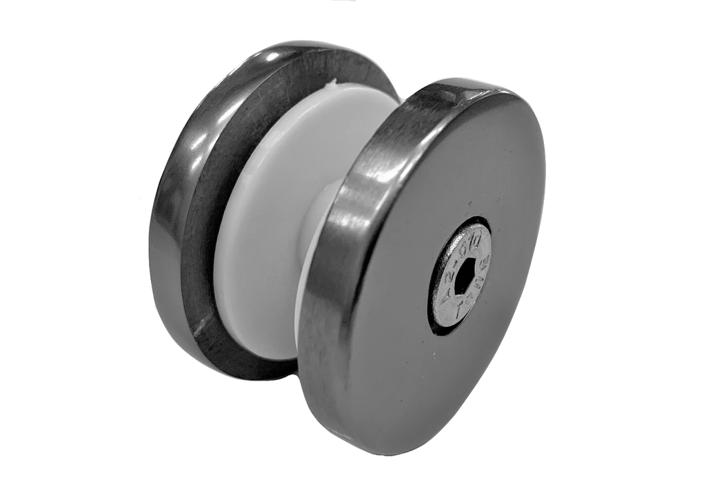 MD 522/40 NAT Conector aliniere sticla balustrada, aluminiu Natur