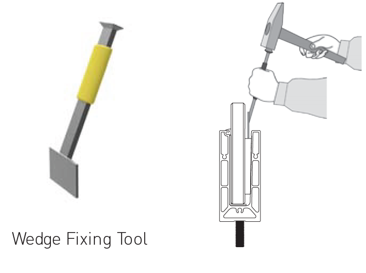 MD 5299 Scula pentru fixare cale balustrada