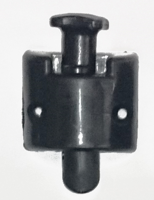 MD 6007-NR - Zavor plastic cu buton negru TANGO