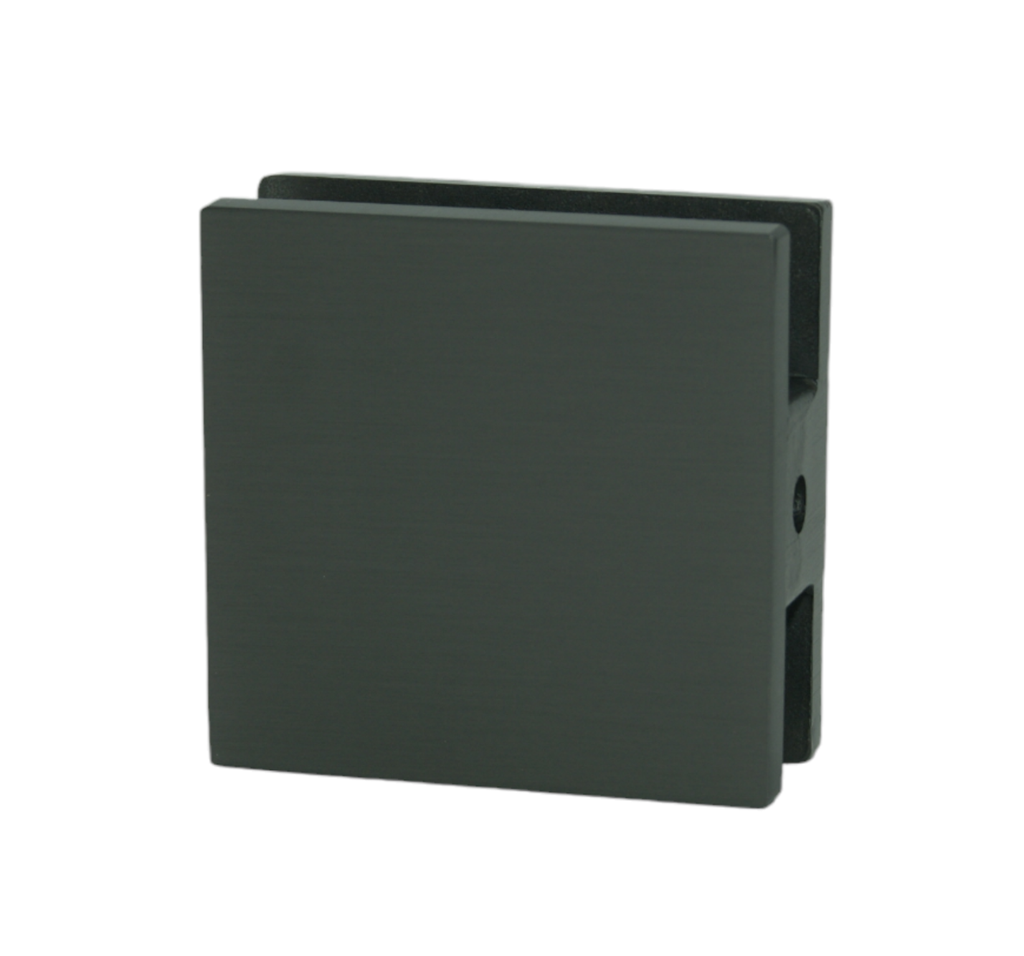 MD 721P GMG - Conector perete-sticla o singura gaura 45*45*90° GUNMETAL GRAY