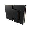 MD H180 BLACK - Hinge hidraulica glass-glass 180°