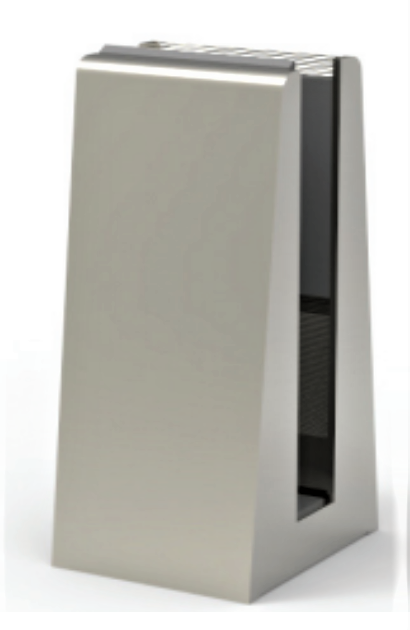 MD-330V Picior sustinere sticla 16mm, tip piramida (light inox)