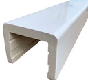 Prag compozit pentru cabina de dus, WHITE, 1500x60x50mm