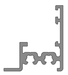 Profil perimetral baza AG Premium MW ANTRACIT