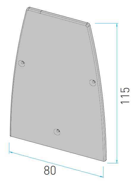 M50S-1516K CAPAC DE CAPAT PROFIL BALUSRADA TIP U ANOD