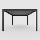 Pergola bioclimatica din aluminiu cu lamele rotative, MD-9700A 4065 x 5060 mm, h3023 RAL7016