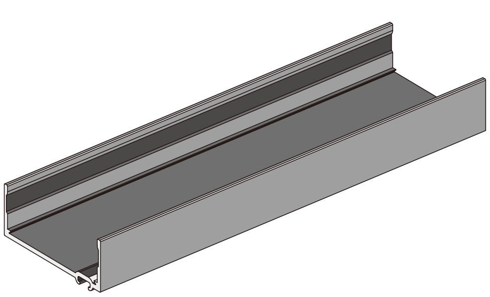 A224 OPK PS Profil capac lateral intermediar sistem telescopic