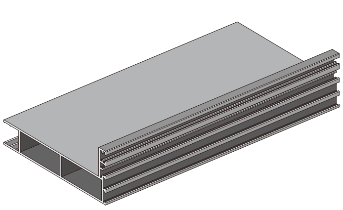 A338 C OPK PS Profil extensie toc superior sistem telescopic , 