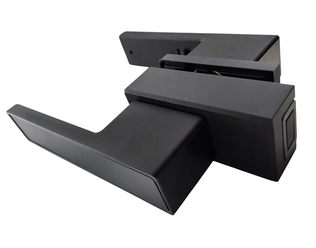 MAG/12L B Incuietoare magnetica pentru usa de sticla cu toc Black