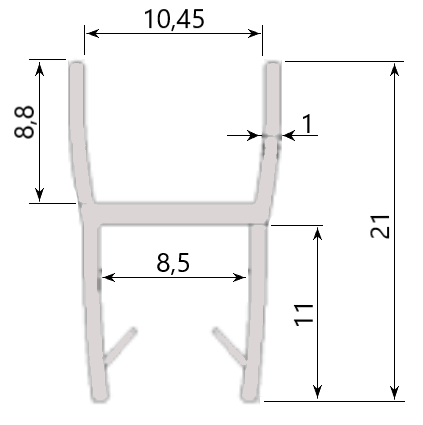 MD 222 - Garnitura siliconica H