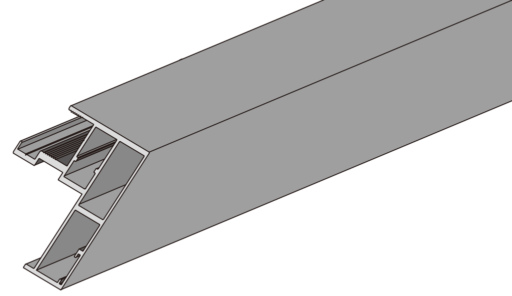 A387 OPK Perfect Profil capac vertical golul usii invizibile
