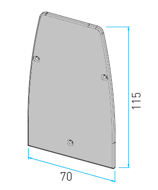 EX50-1354K CAPAC DE CAPAT PROFIL BALUSRADA TIP U