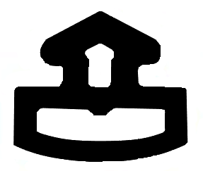 KP34 Garnitura cauciuc profil perimetral 30x34mm pt sticla 8mm, Negru