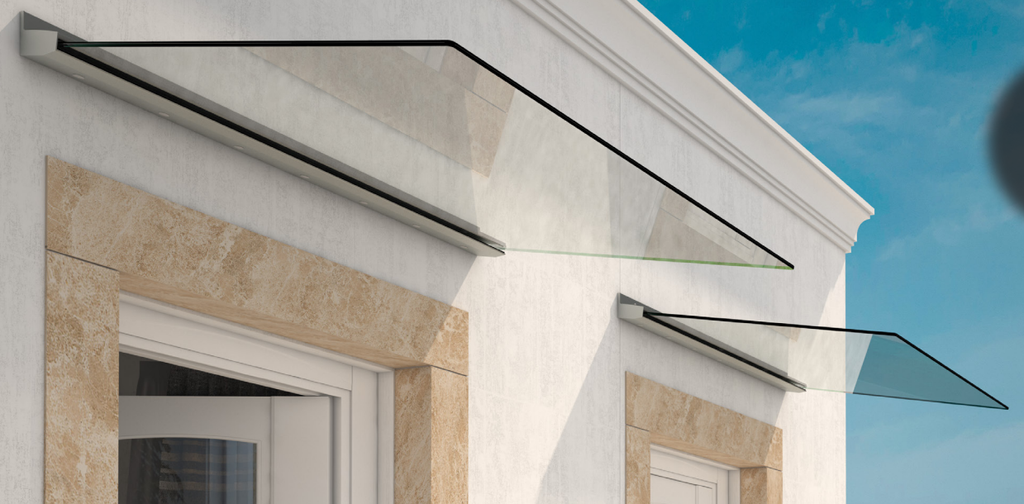 M100-300 SISTEM SUSTINERE COPERTINA STICLA  L-300cm