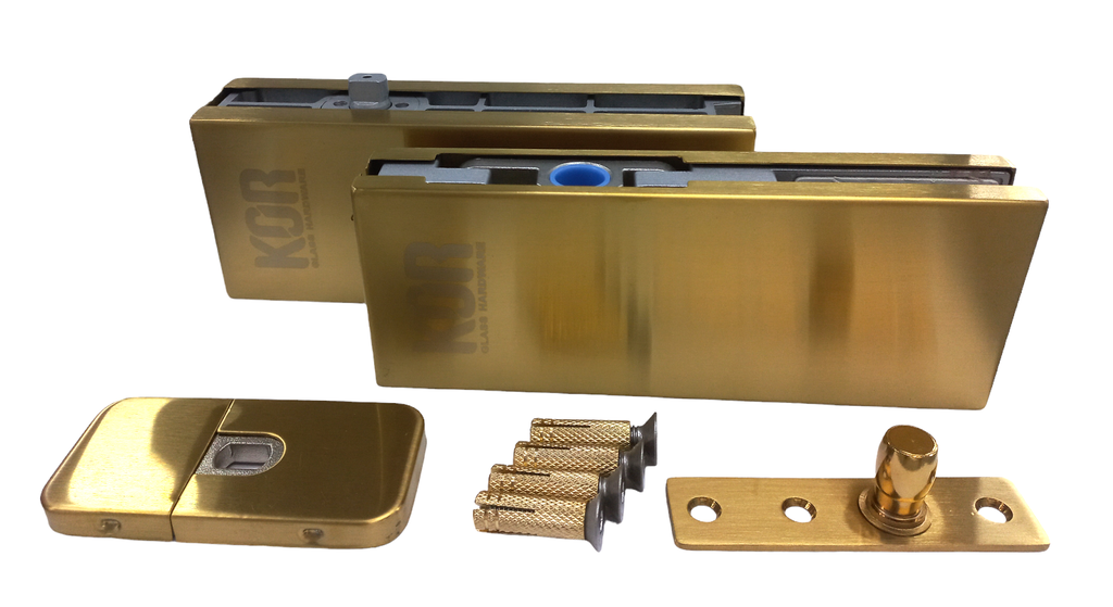 MD 100 BTS G - Set usa batanta cu balama amortizor (100kg) GOLD