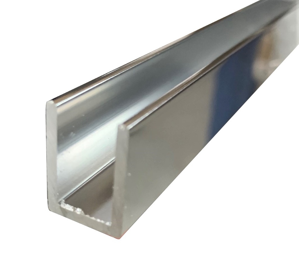 MD 101AL PSS - Profil U aluminiu 14x20x1.5mm (sticla8-10mm) 300cm OGLINDA