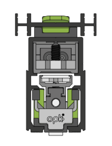 [PR-00004574] Sistem usa glisanta automata magnetica OPK E-Space de buzunar, negru, 1 ușă, 2.100