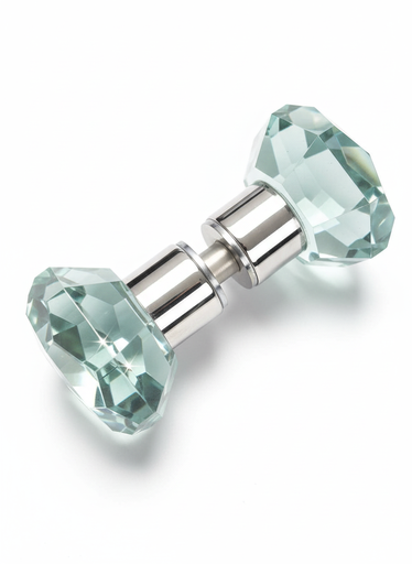 [PR-00004810] MD 686 PSS - Buton Inox+Sticla, rotund, 40x40mm