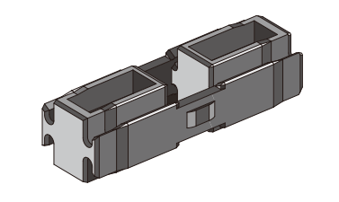 [PR-00005351] A514 OPK PS Clips din plastic pentru alinierea sinelor de culisare FD 45mm